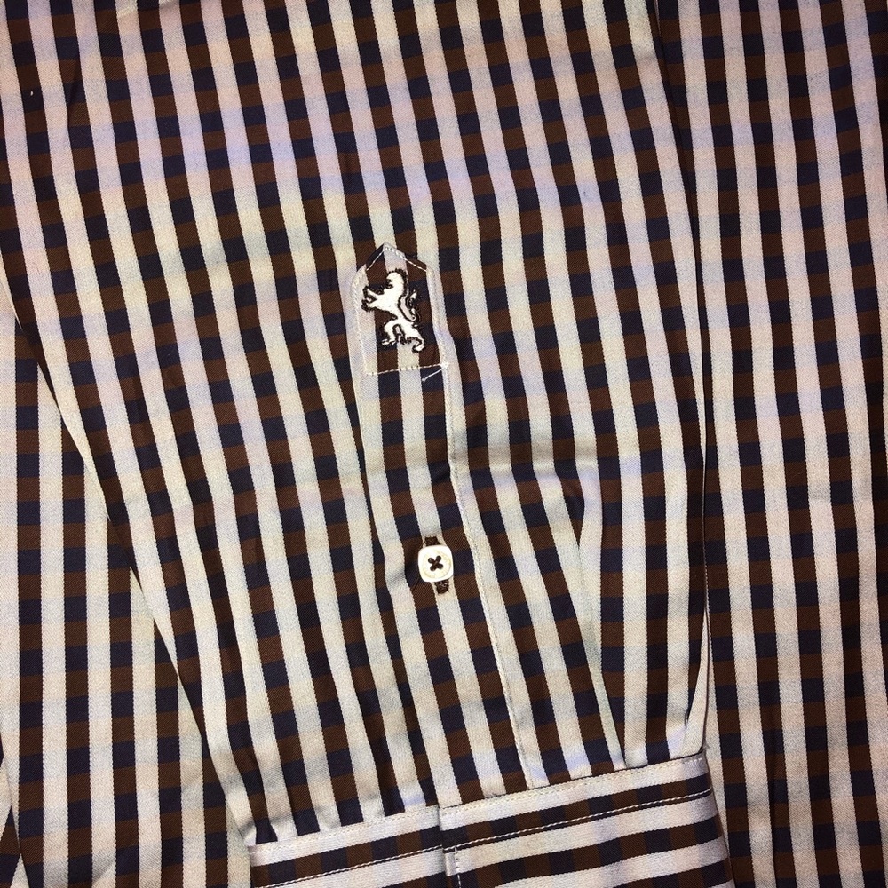 NWT Bugatchi Classic Fit Woven Button Down Shirt - Picture 6 of 10